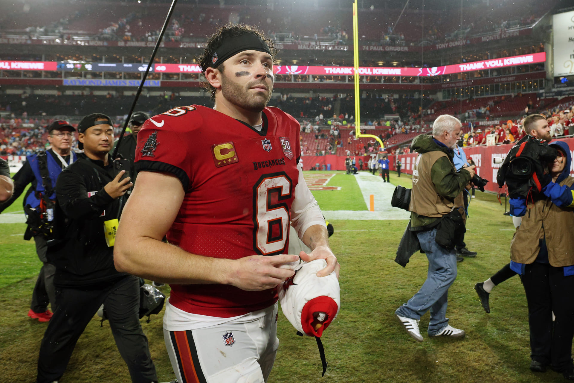 Baker Mayfield reveals Bucs contract extension status ahead of mandatory minicamp
