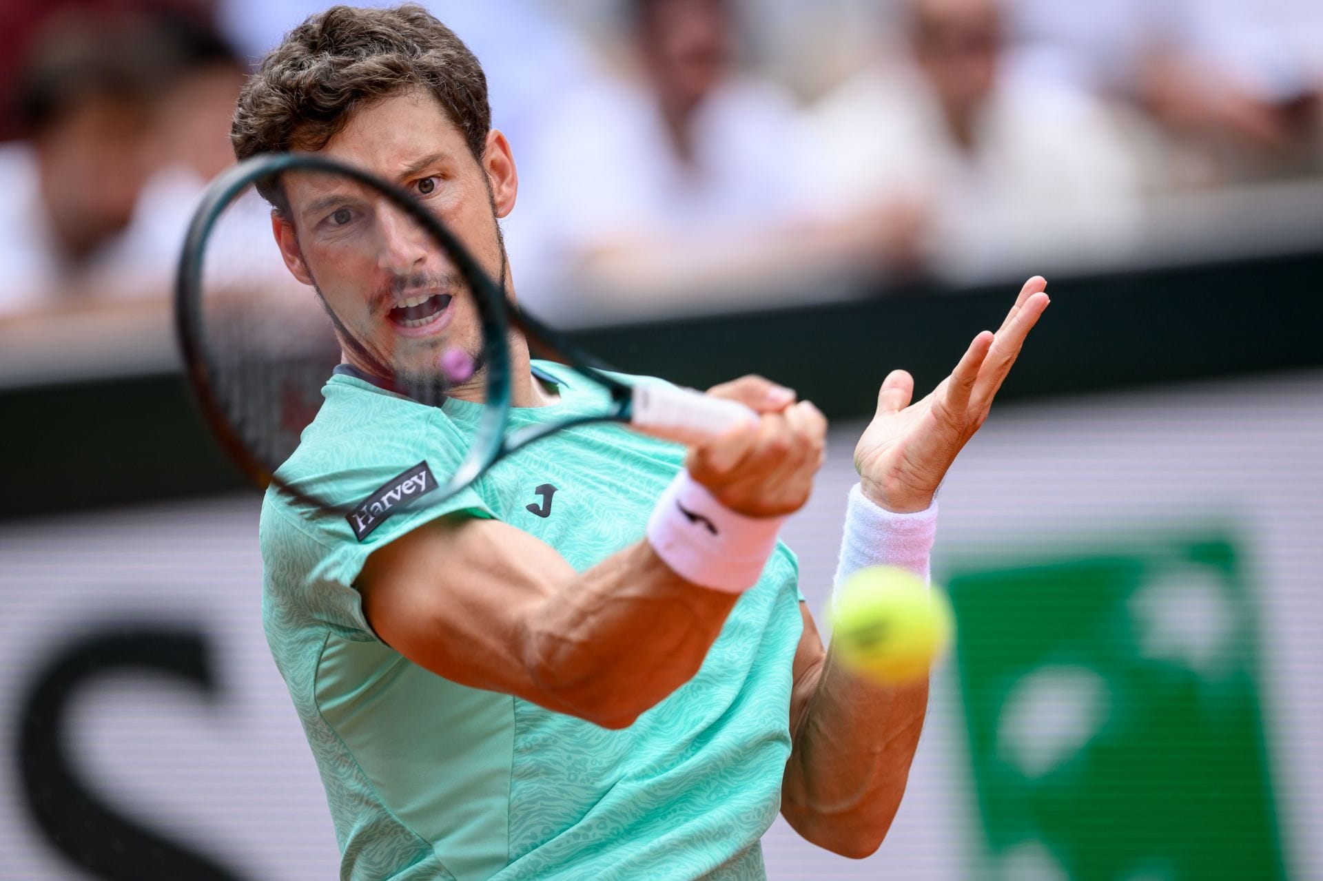 Pablo Carreno Busta da Espanha durante o Aberto da França de 2026 em Roland Garros em Paris, França. (Foto de Getty Images)
