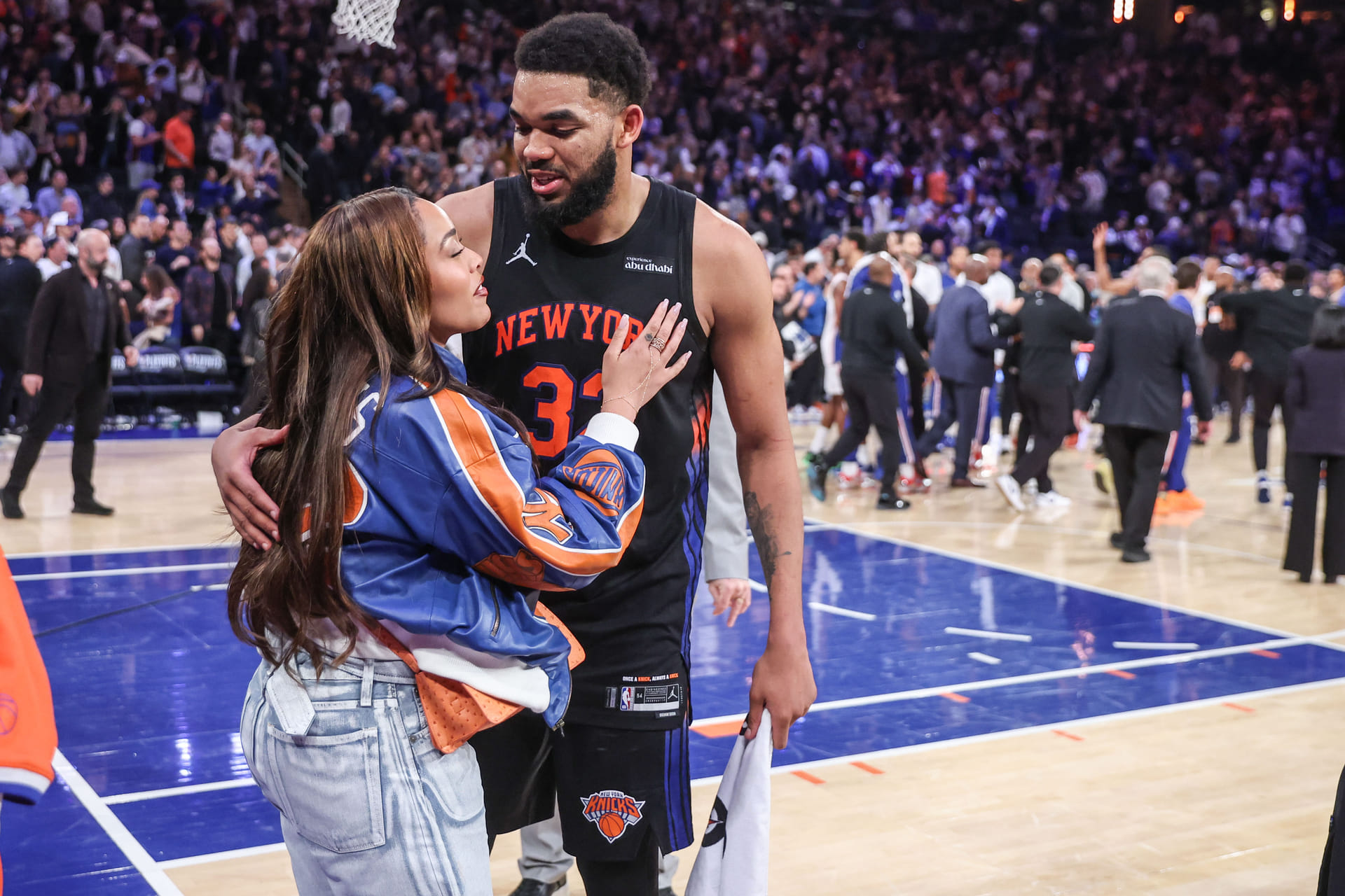 Karl-Anthony Towns Reveals Jordyn Woods' Honest Reaction to his Boss Demanding "No Fornication" Rule Before NBA Playoffs