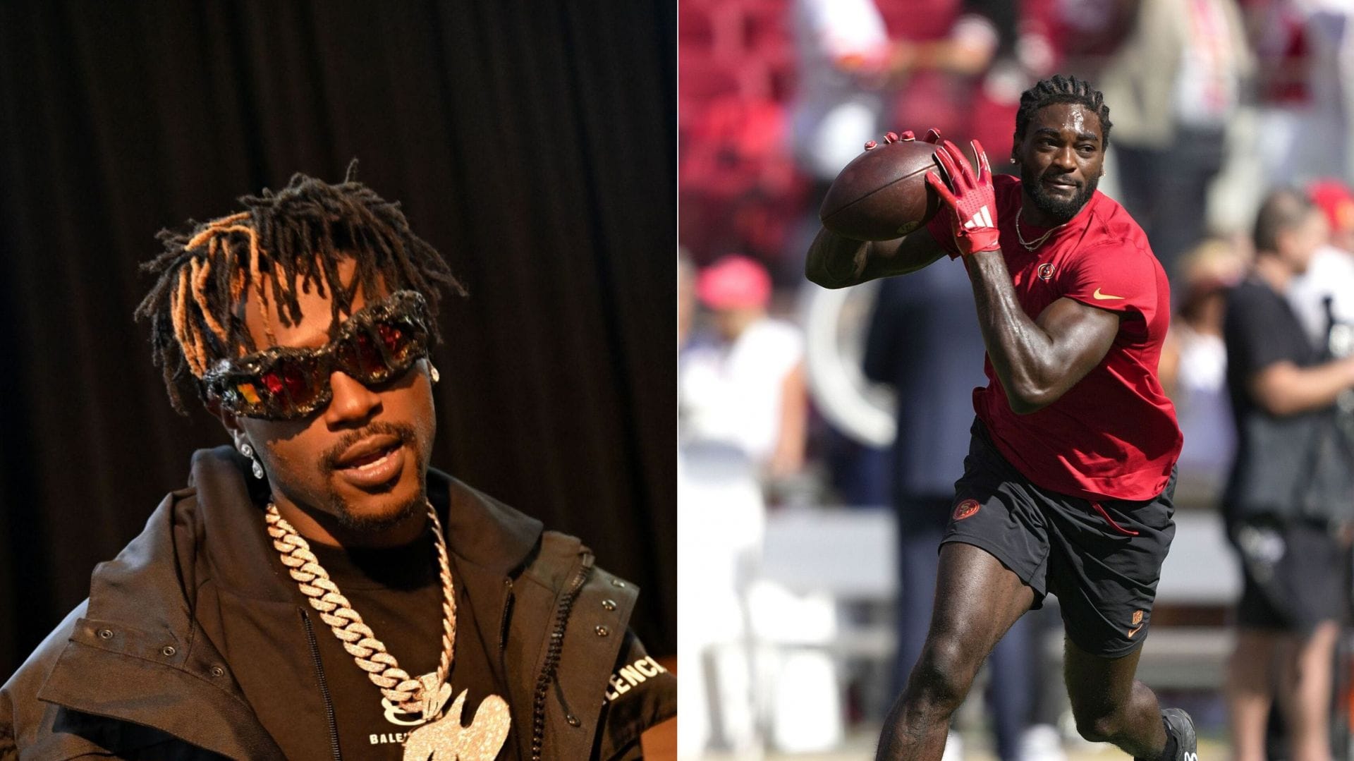 Antonio Brown pitches for Brandon Aiyuk after getting compared to 49ers WR by fans for taking major shots at his team
