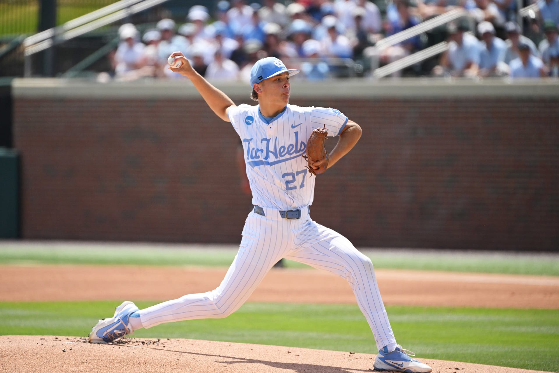 Meet Caden Glauber, the North Carolina Tar Heels' bullpen weapon at 2026 College World Series
