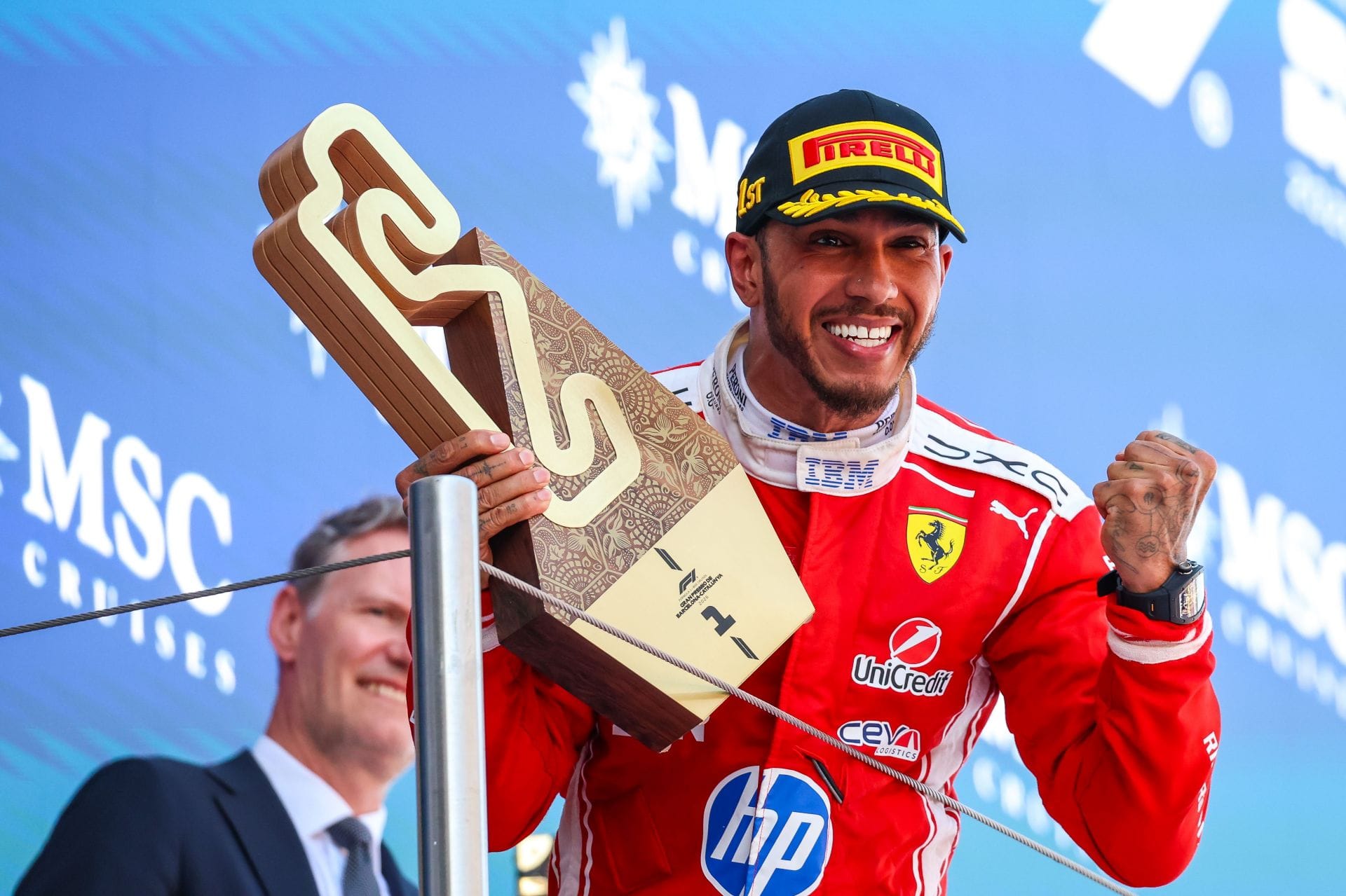 Lewis Hamilton - Grande Prêmio de F1 de Barcelona-Catalunha. Fonte: Getty
