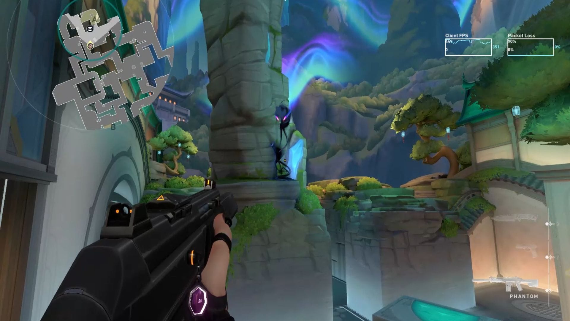 Ele cai no pilar de pedra (Imagem via Sportskeeda Gaming || Riot Games)