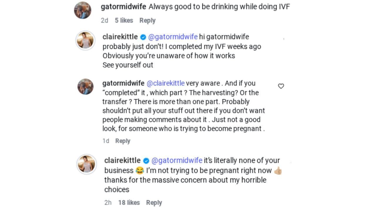 Fonte: (Via Instagram/@clairekittle)