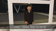 Customer with the flashlight (Image via Roblox)