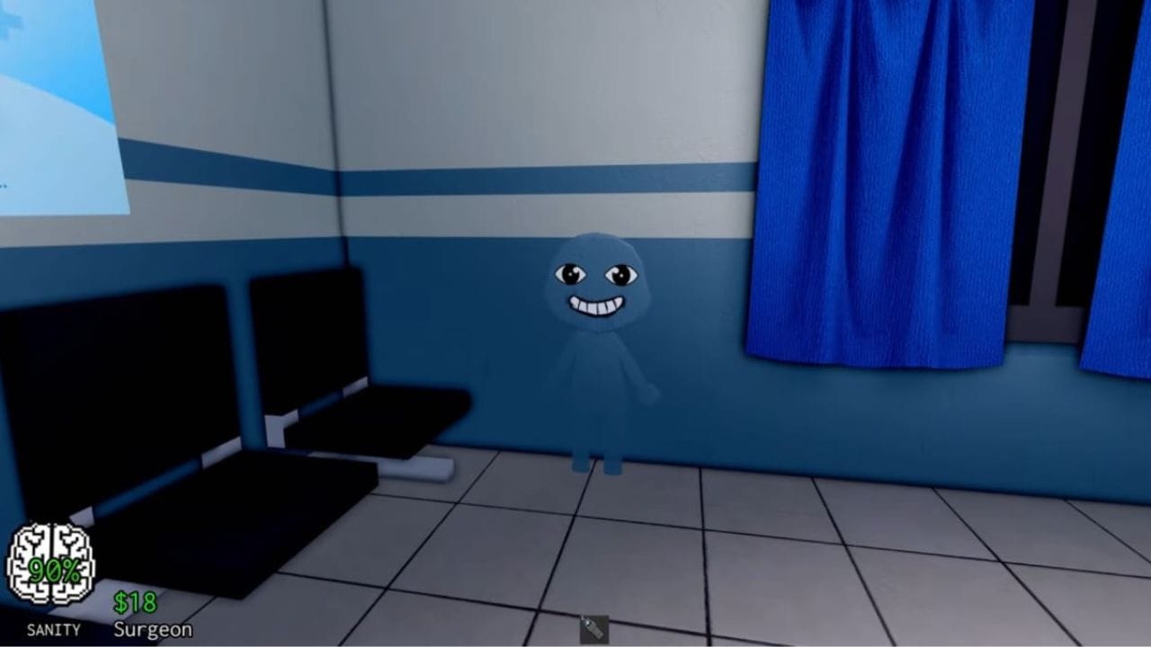 O monstro da parede (imagem via Roblox)
