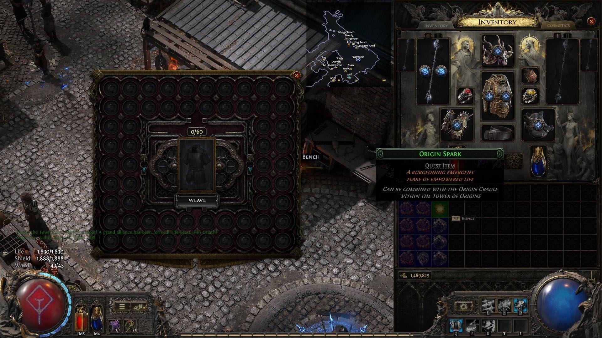Tecendo tela no Path of Exile 2 (Imagem via GGG) 