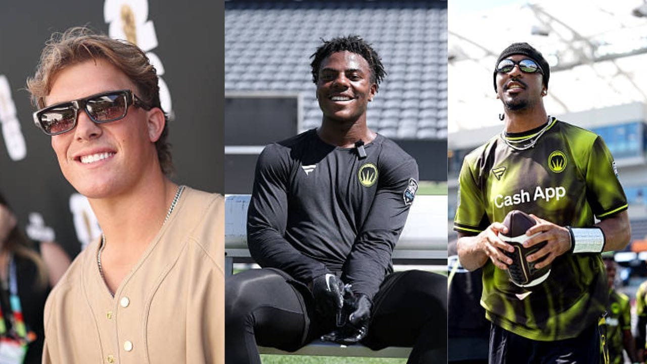 “Speed didn’t give af about Jaxson Dart”: NFL fans react to iShowSpeed ignoring Giants QB while meeting with Jayden Daniels at USA's FIFA WC game