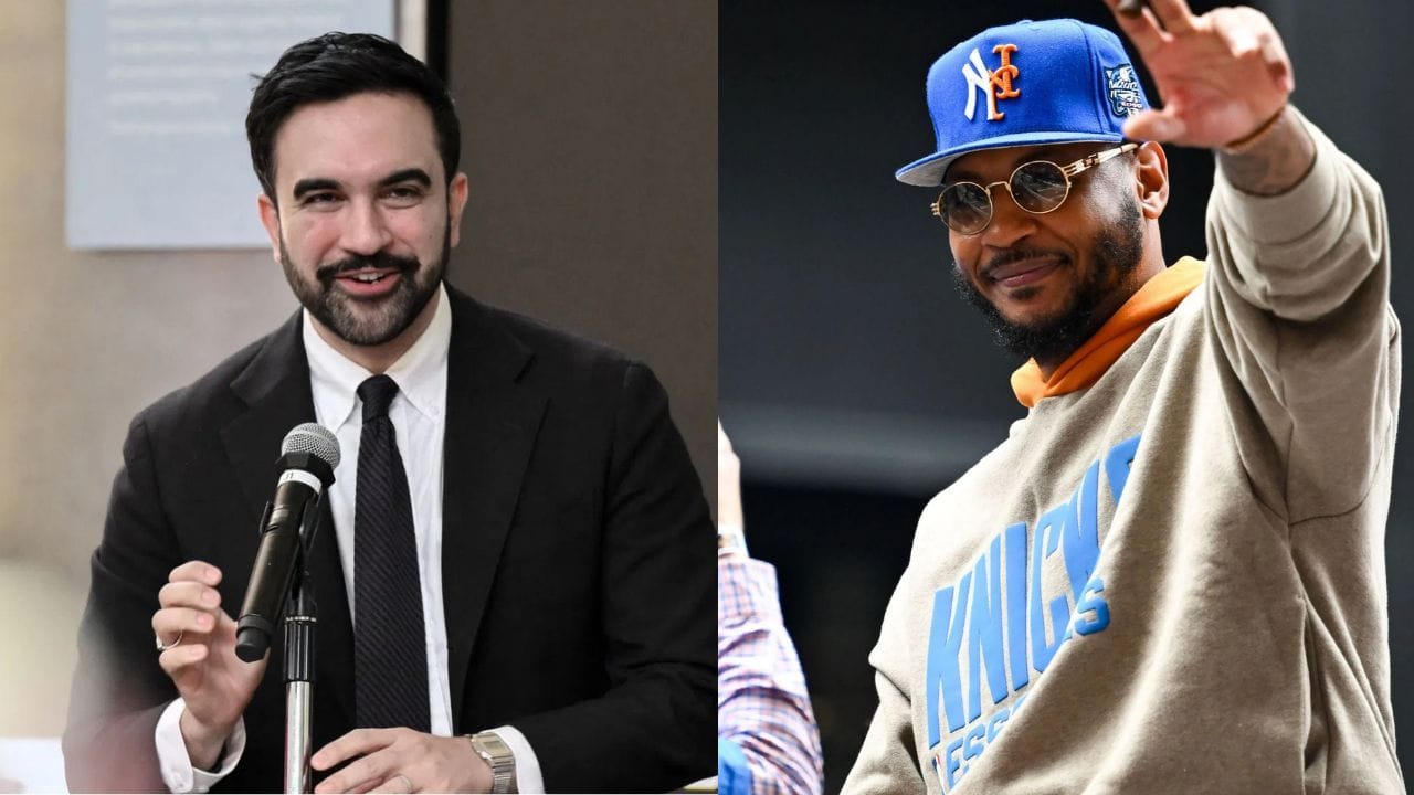"No Melo?", "Buddy said damn Carmelo" - NBA Fans Erupt As Zohran Mamdani Snubs Carmelo Anthony But Shouts Out Former Knicks Stars During Parade