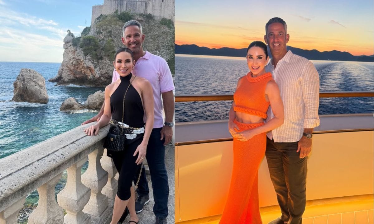 Jorge Posada's wife Laura rocks black halter neck top with cropped leggings, enjoys romantic getaway at famous 'Game of Thrones' location