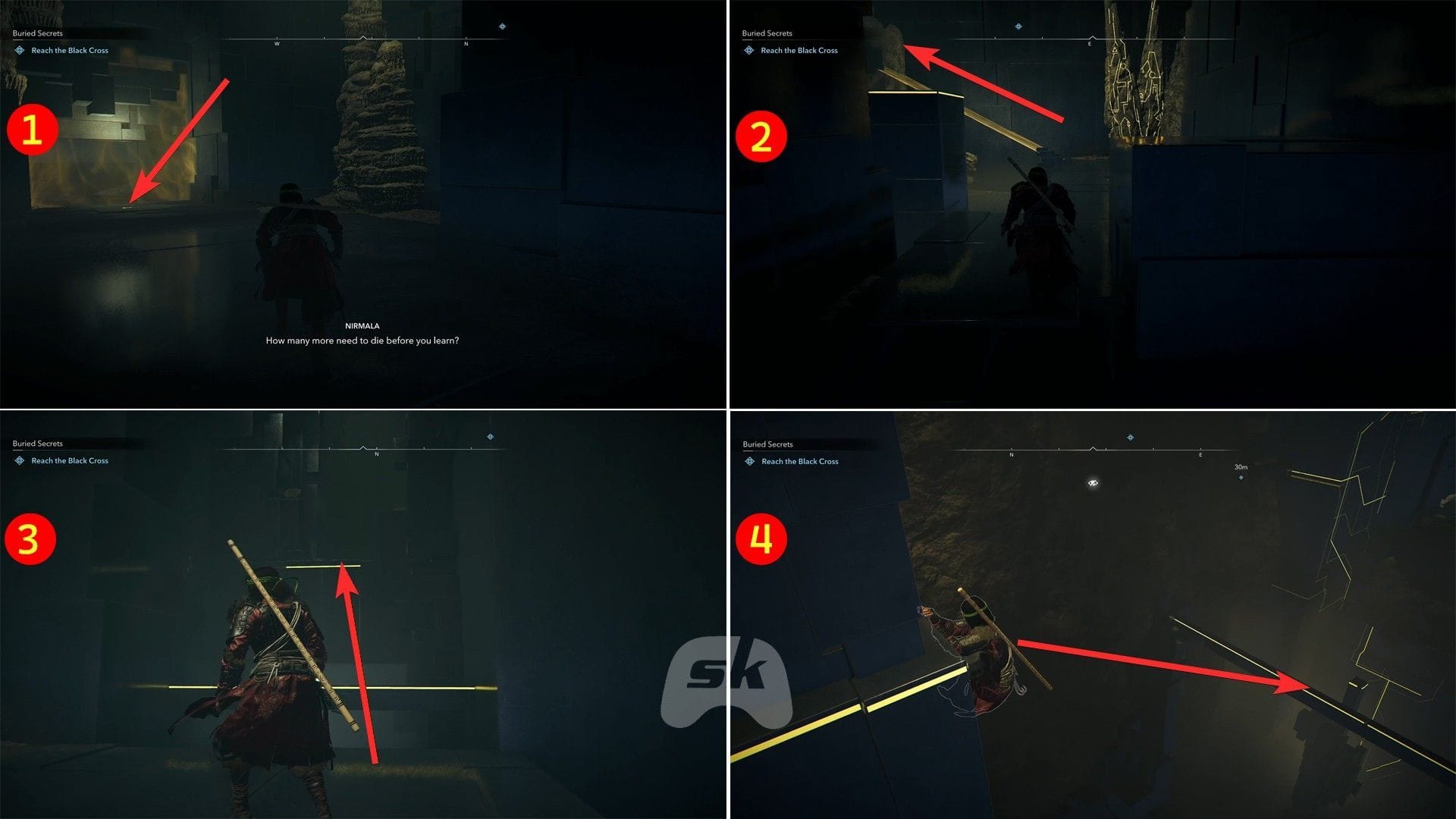 Continue this way to reach Nirmala (Image via Ubisoft)