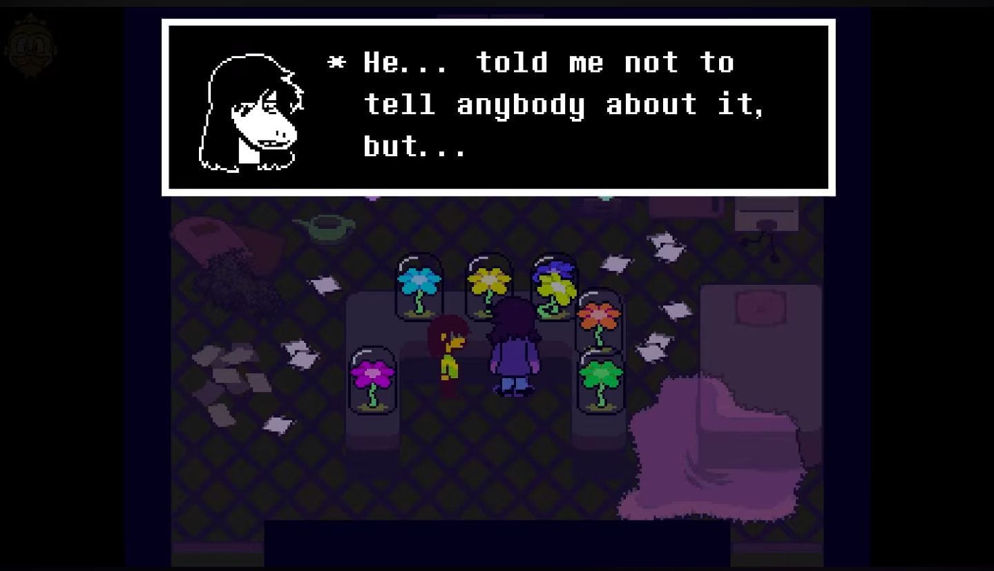 Siga o caminho pretendido para o Final Normal (Imagem via tobyfox || YouTube/@MonkeyKingHero)
