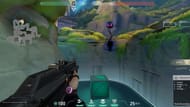 Ele pode facilmente revelar inimigos segurando o local da bomba A (Imagem via Sportskeeda Gaming || Riot Games)