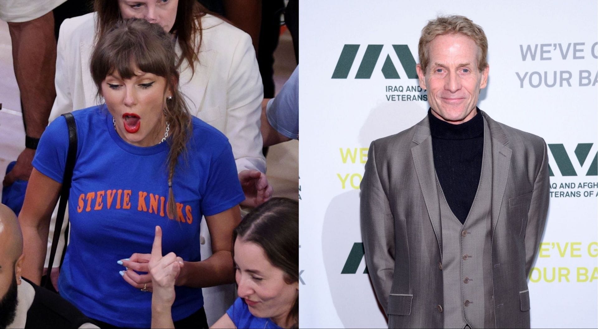 "It was disgusting and stomach-turning": Skip Bayless goes ballistic on Taylor Swift for "turning into a phony Knicks fan" at NBA Finals Game 4