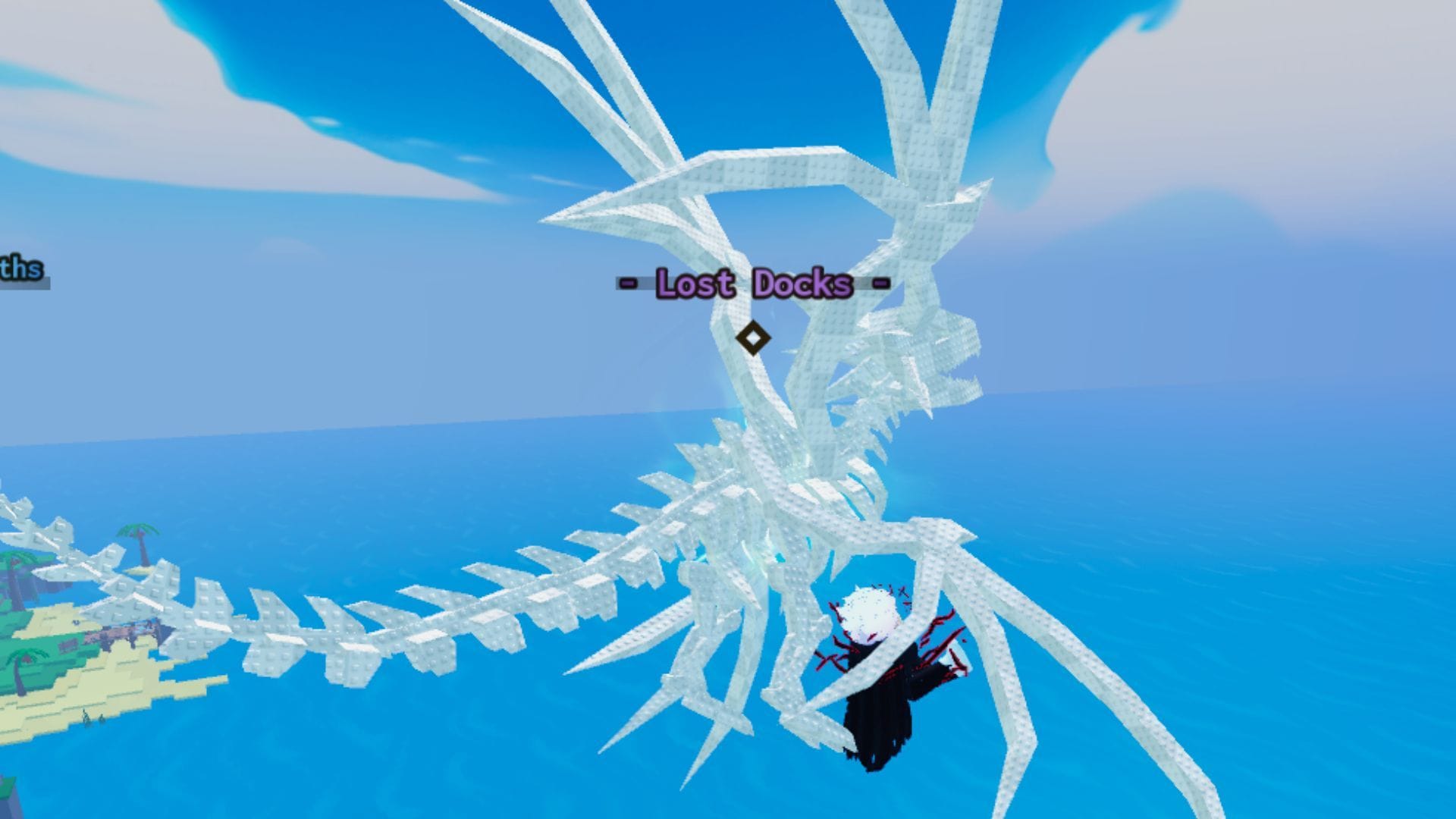 Uma montaria voadora (imagem via Roblox)
