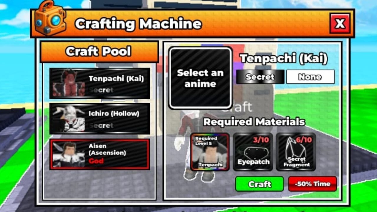 Adquira unidades fortes na elaboração (imagem via Roblox)