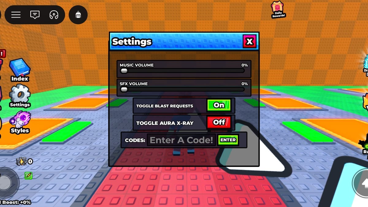 Power Blast Lucky Blocks codes