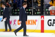Babcock exits ice after the game - Source: Getty