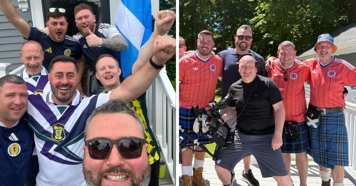 American man from Boston becomes honorary member of Scotland fan group after striking up unlikely friendship during FIFA World Cup