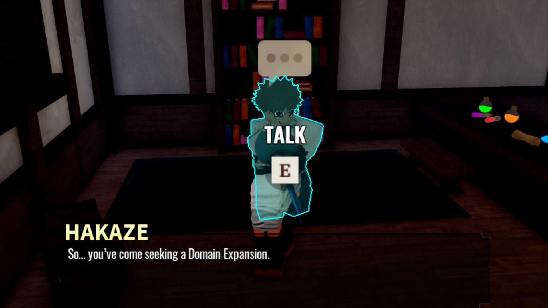 The Hakaze NPC (Image via Roblox)