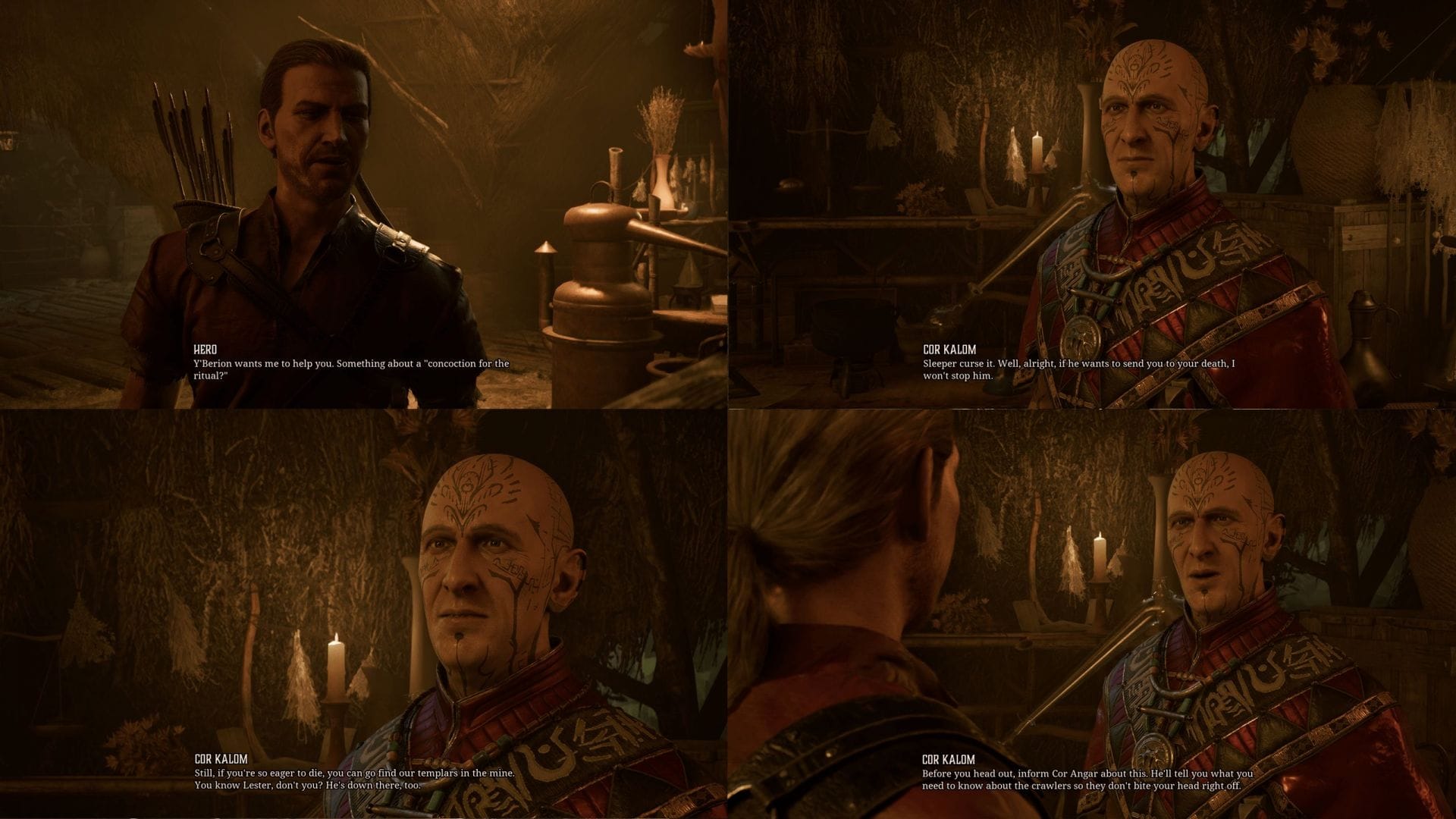 Speak to Cor Kalom to trigger the quest (Image via Alkimia Interactive)