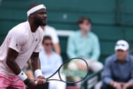 Frances Tiafoe of the United States during the 2026 U.S. Men's Clay Court Championship in Houston, Texas. (Photo by Getty Images)