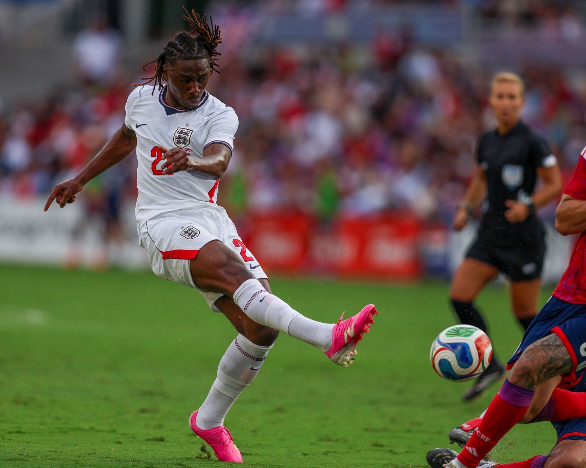 Eberechi Eze responds when asked if he'd take penalty for England at FIFA World Cup after missing crucial spot-kick in Arsenal's UCL final loss