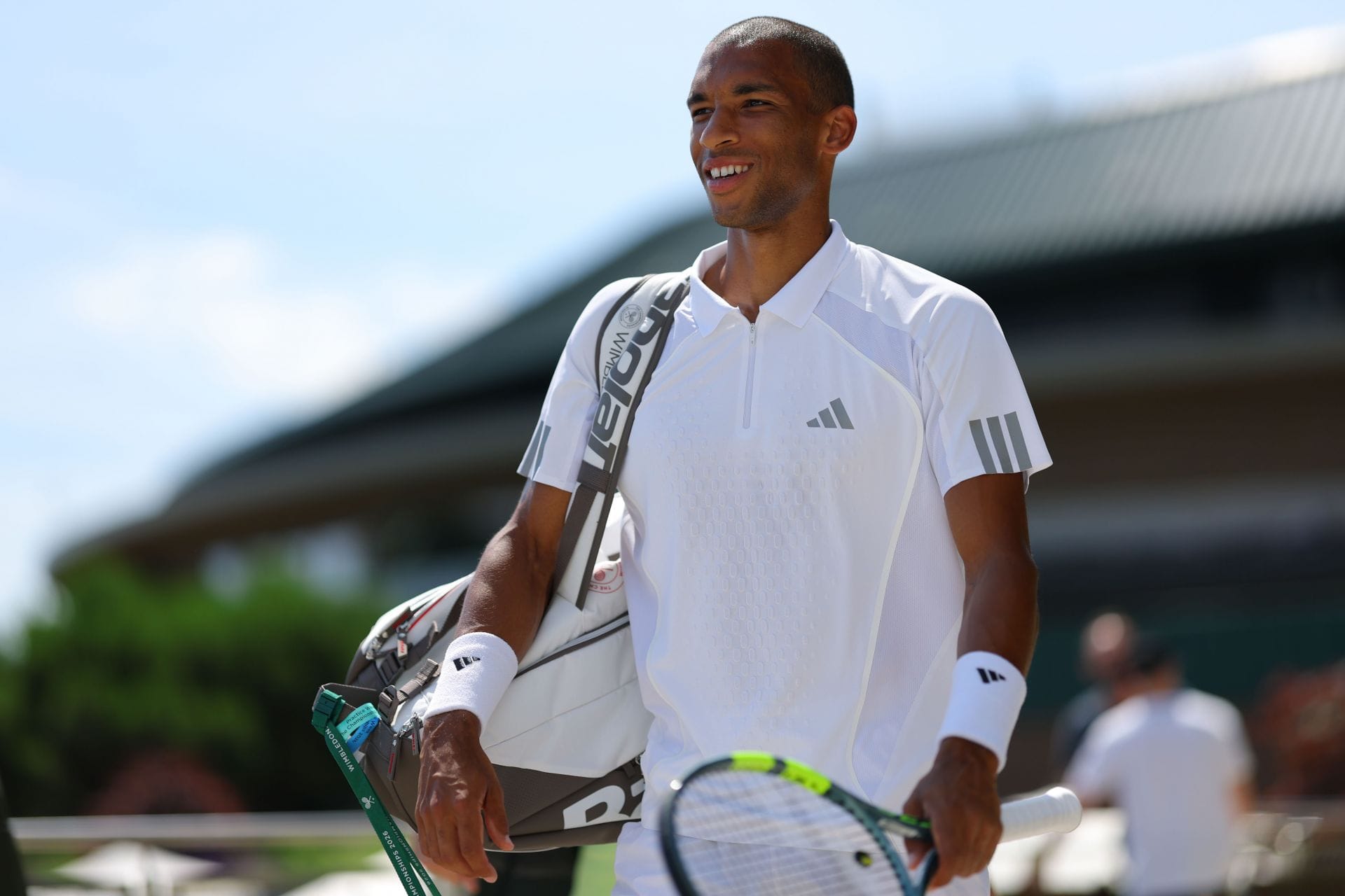 Felix Auger-Aliassime em Wimbledon 2026. (Fonte: Getty)