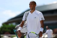 Felix Auger-Aliassime em Wimbledon 2026. (Fonte: Getty)