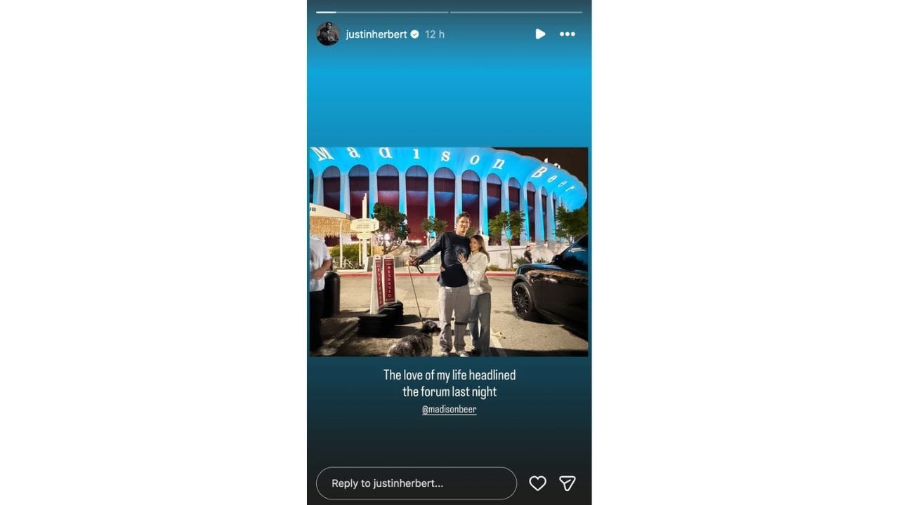 Crédito da imagem: @justinherbert/Instagram