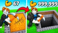+1 Mine Per Click Admin Abusos são hospedados semanalmente (imagem via Roblox)