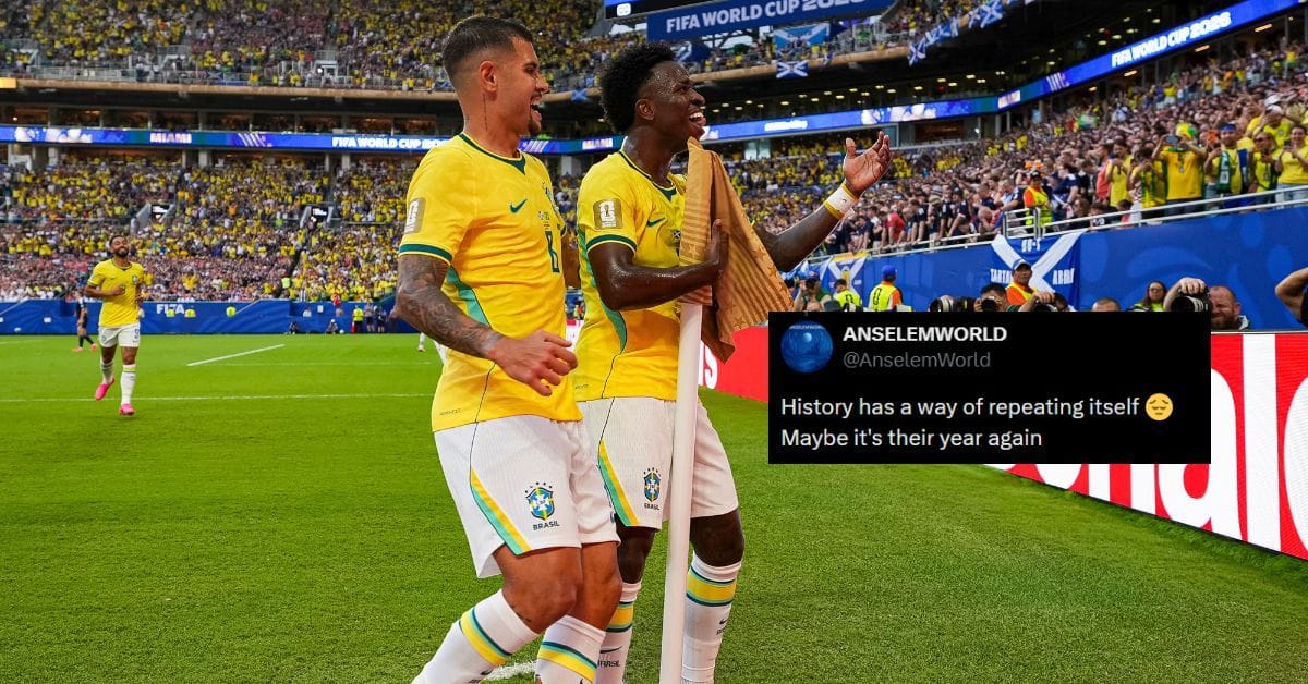 "History has a way of repeating itself" - Fans believe Brazil have a big chance to win FIFA World Cup as crazy coincidence comes to light