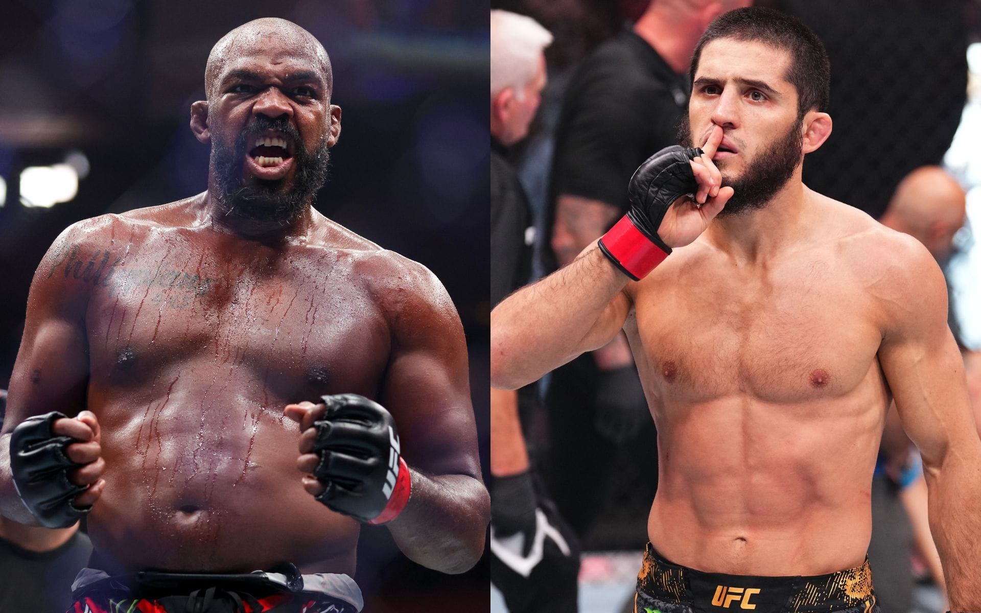 "GOAT recognizes GOAT" - Fans react as Jon Jones dubs Islam Makhachev one of the "greatest fighters in the world"