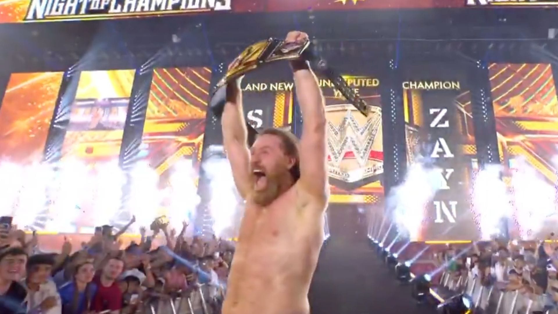 Sami Zayn shocks the world with WWE Championship win at Night of Champions