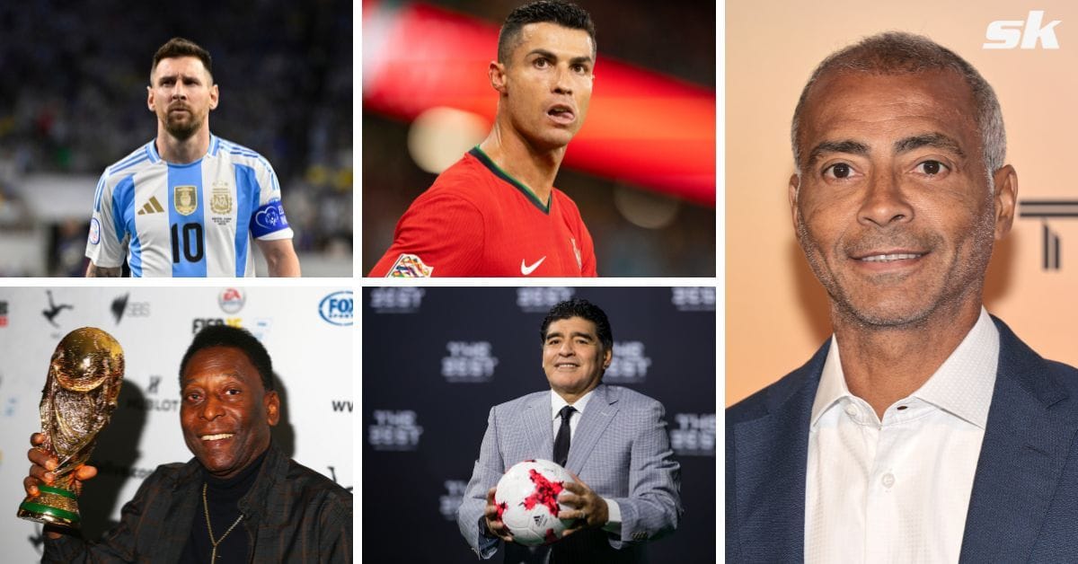 "I'd give myself an 11 out of 10" - Romario rates Cristiano Ronaldo, Lionel Messi as he names 6 greatest ever footballers