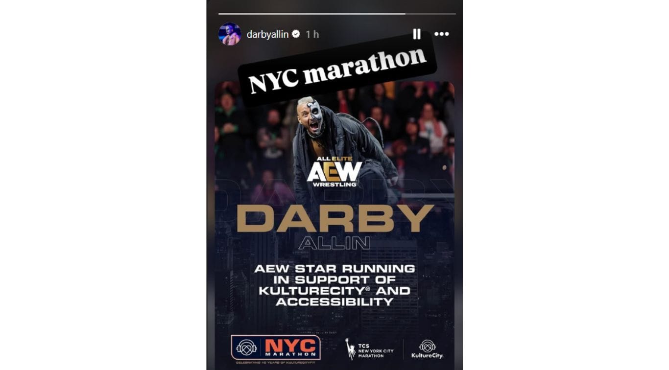 História IG de Darby Allin (Screengrab retirado do Instagram/@darbyallin)
