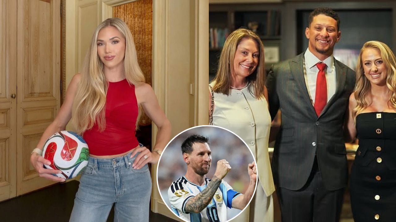 Patrick Mahomes' mother Randi makes her allegiance clear as Chiefs heiress Gracie Hunt sends direct pitch to Messi following his historic hat-trick