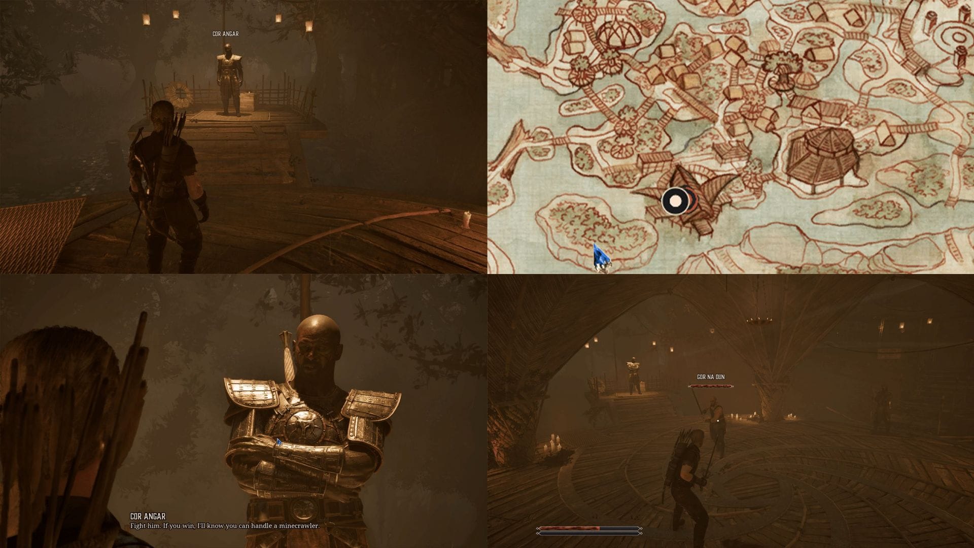 Find Cor Angar in the Training area (Image via Alkimia Interactive)
