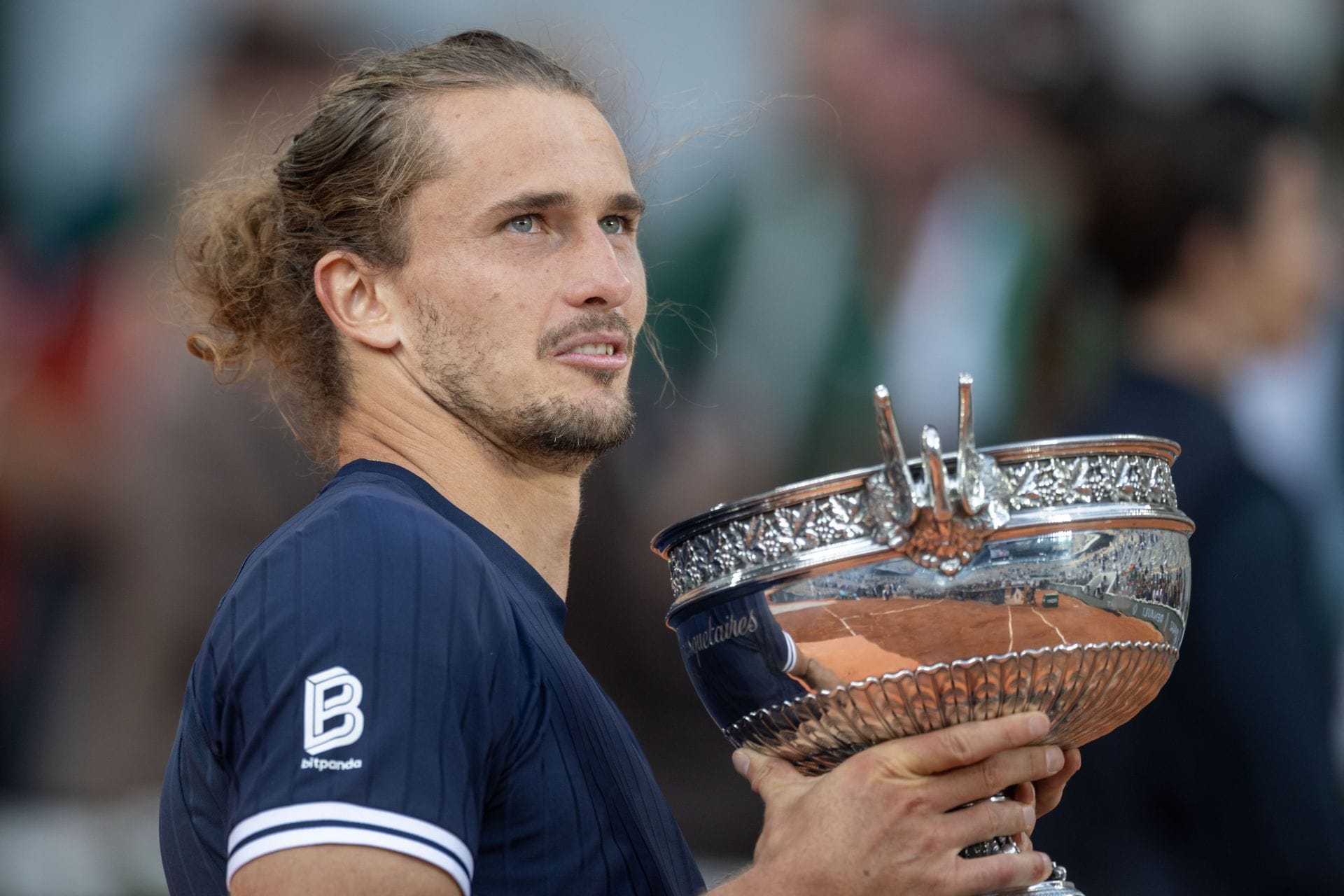 Alexander Zverev fotografado no Aberto da França de 2026 | Fonte da imagem: Getty