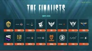 Equipes qualificadas para a Grande Final (Imagem via YouTube/@kraftonindiaesports)