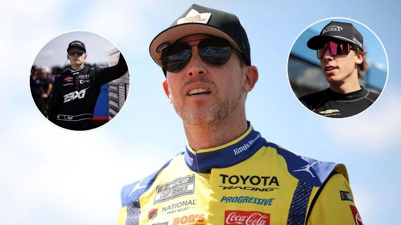Denny Hamlin's viral confession as he accidentally fueled Corey Heim-Carson Hocevar post-race San Diego drama: “Sorry, I shared your number”