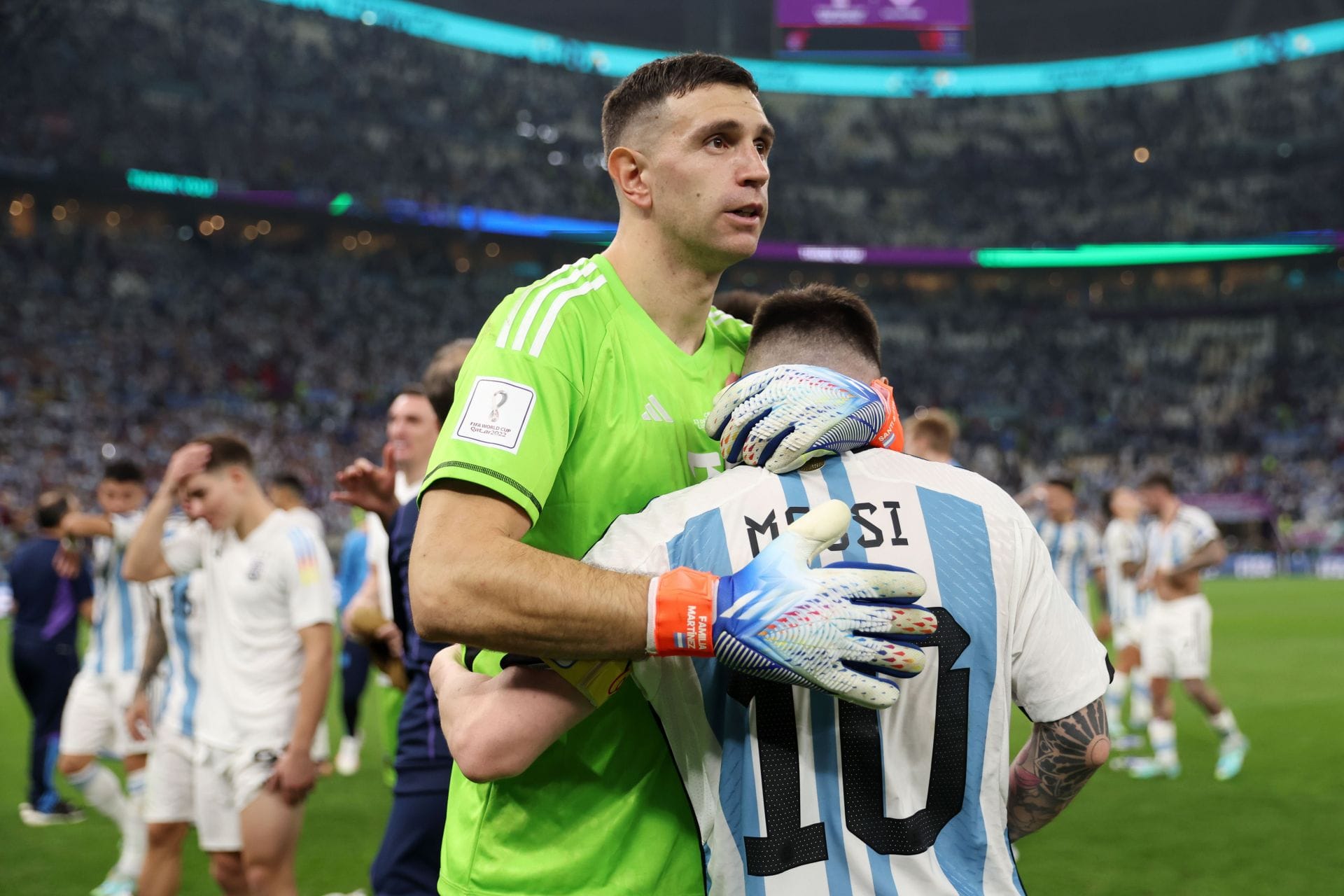 Martinez e Messi - Fonte: Getty
