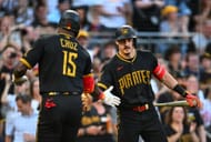 Konnor Griffin em ação pelo Pittsburgh Pirates - Fonte: Getty
