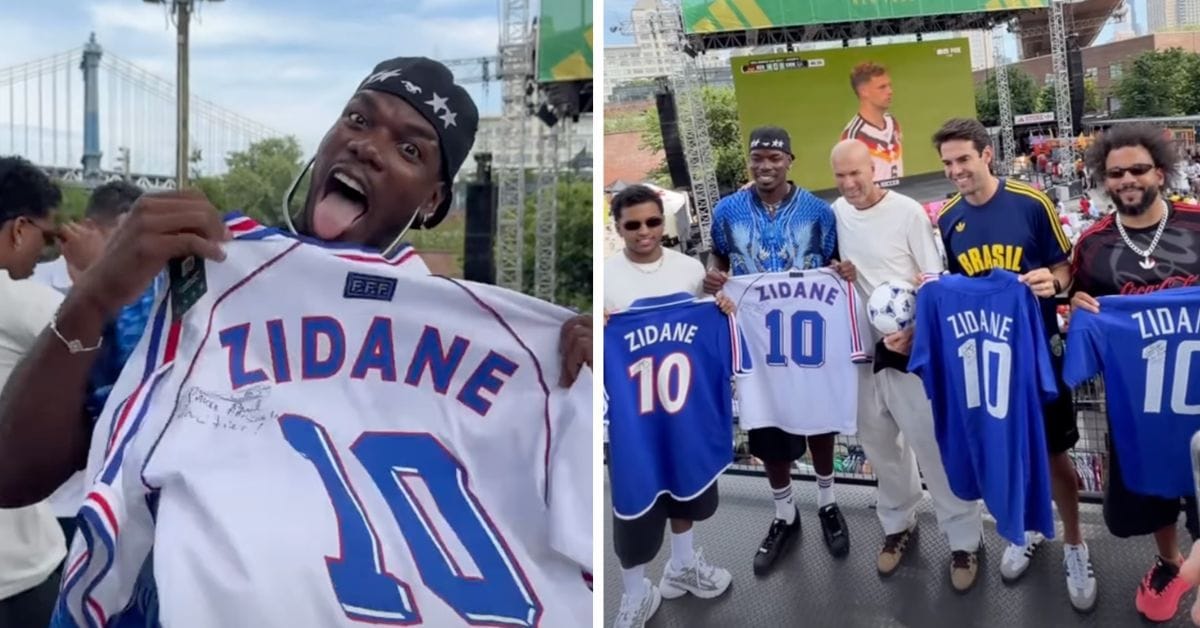 VIDEO: Paul Pogba, Kaka, Marcelo and others take turns to get signed jerseys from Zidane as 2026 FIFA World Cup produces wholesome moment