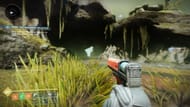 Caverna perto do setor perdido de extração em Quagmire (imagem via Bungie)