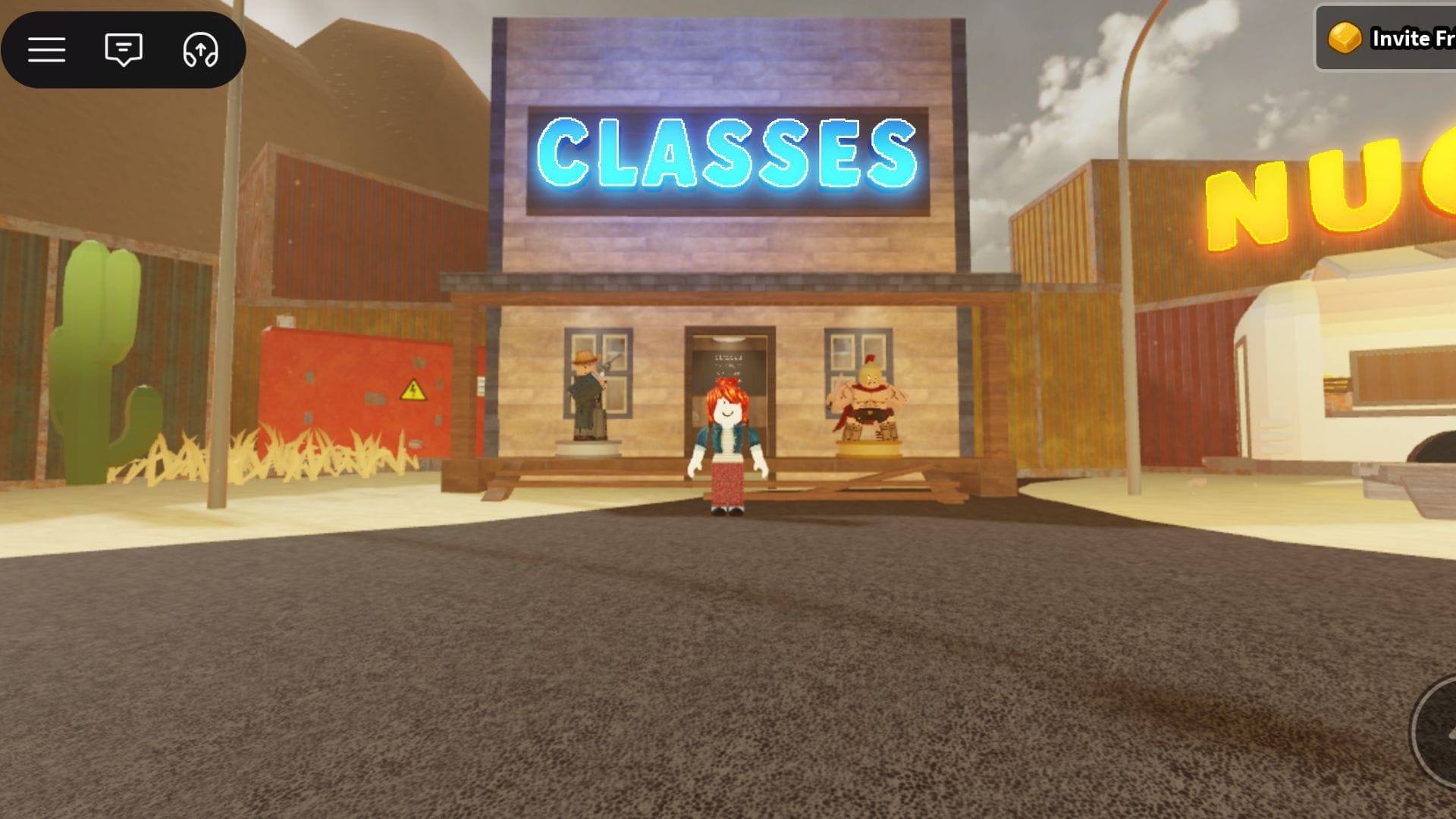 Loja Bake or Die Classes (imagem via Roblox)