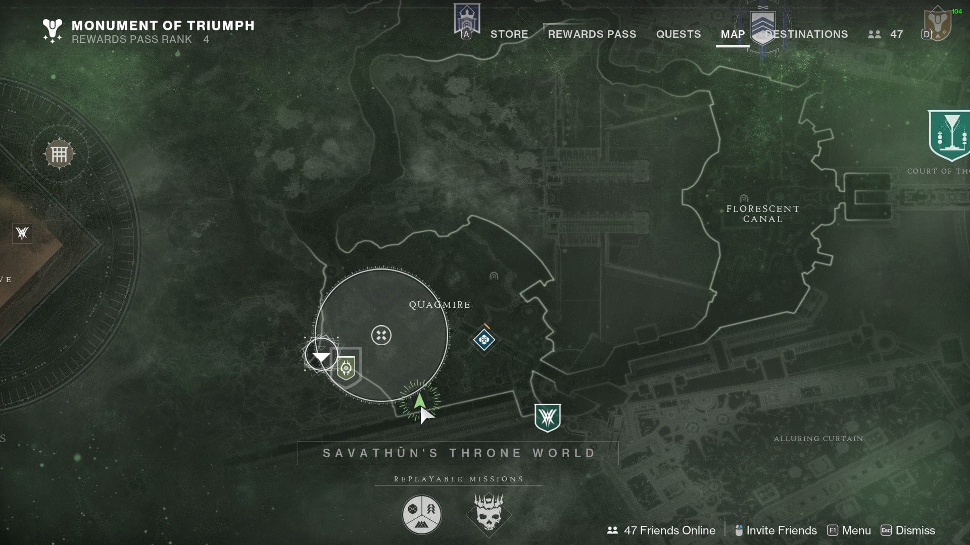 Localização do arquivo do caso em Quagmire of Destiny 2 (imagem via Bungie)