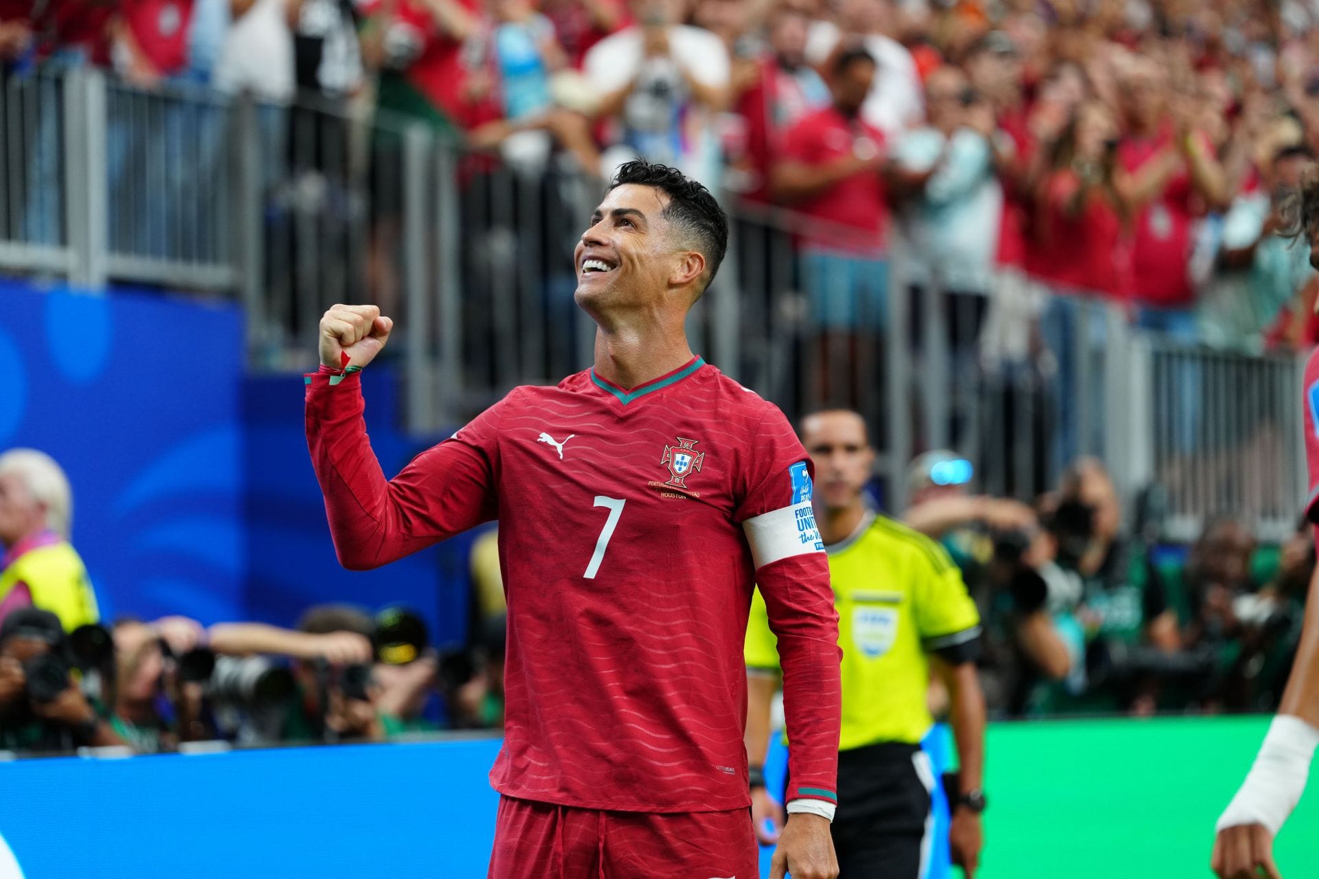 Cristiano Ronaldo becomes Portugal's all-time top goalscorer at FIFA World Cup tournaments after first-half brace against Uzbekistan