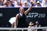Jelena Ostapenko no Eastbourne Open 2026. (Fonte: Getty)
