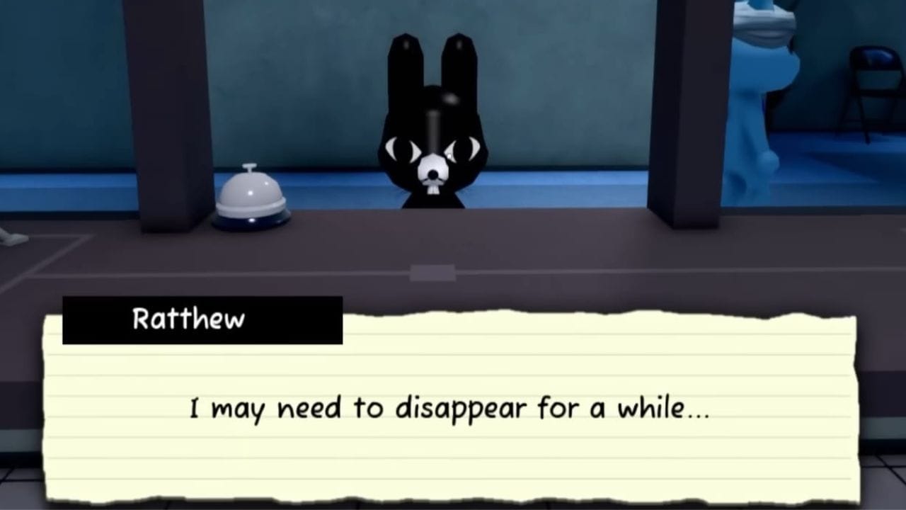 Ratthew asking for the player's help (Image via Roblox)